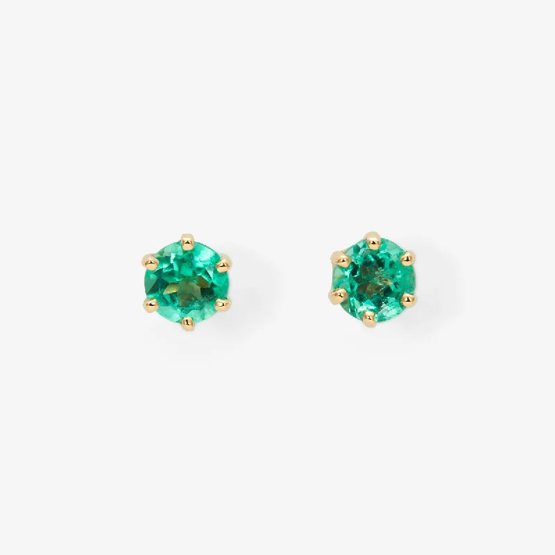 Bestselling Jewelry Now On Sale – Elevate Your Look 4mm Emerald Studs | E1904E