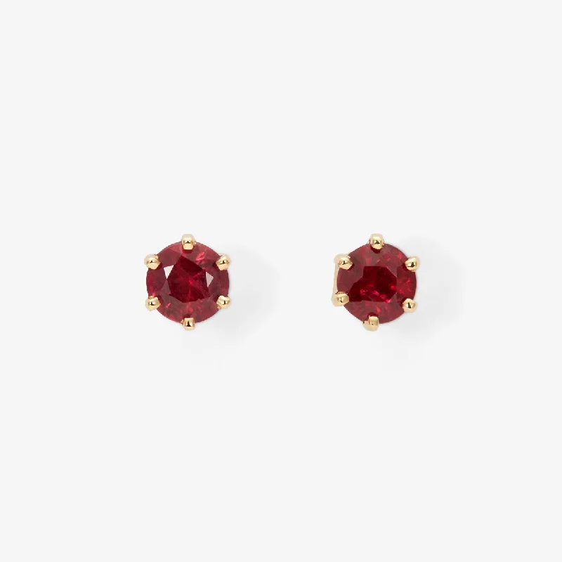 Premium Jewelry At Special Low Prices For A Limited Time 4mm Ruby Studs | E1904R