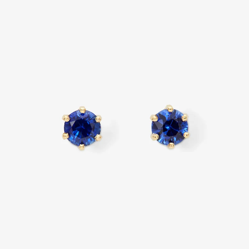 Buy More, Save More On Stunning Jewelry Designs 4mm Sapphire Studs | E1904S