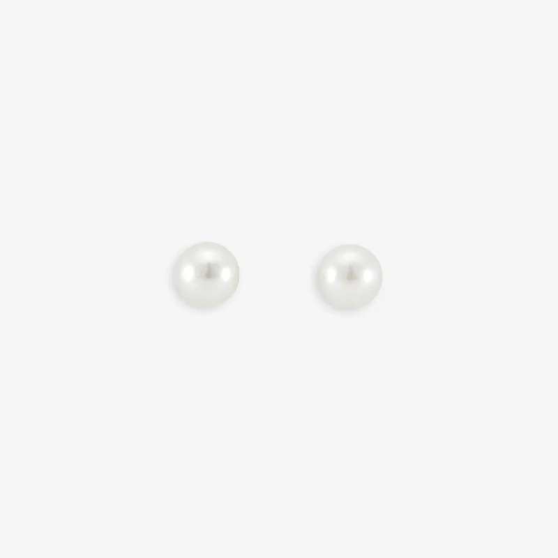 Affordable Glamour – Premium Jewelry For Less 6mm Akoya Pearl Studs | E8006P