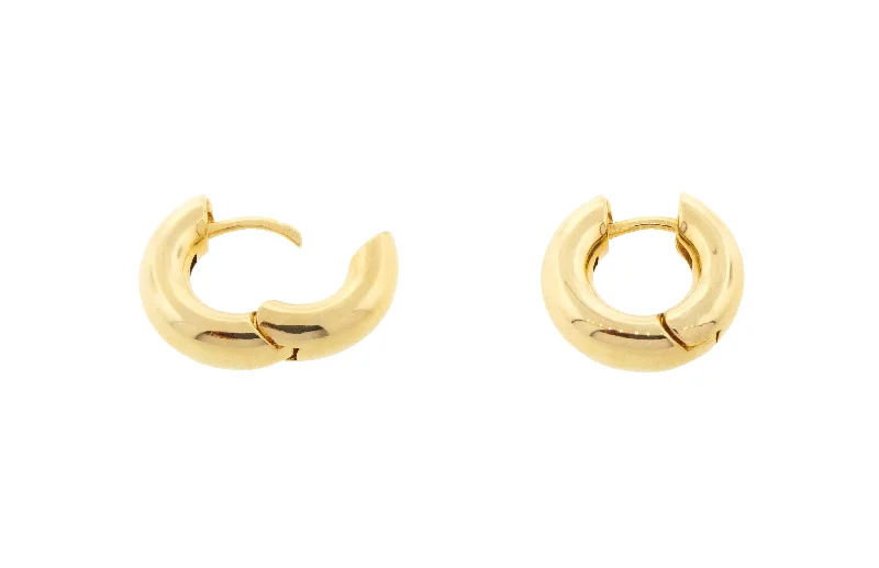 Save On Luxury Jewelry Pieces – Limited-Time Offers Gold Thick Huggie Earrings