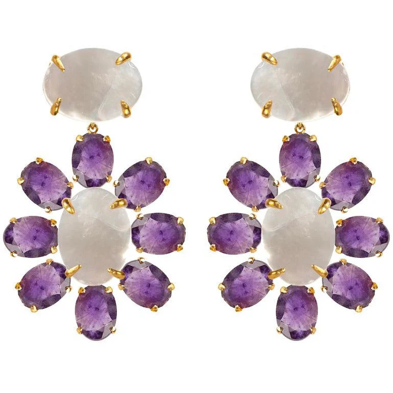 Must-Have Jewelry At Unbelievable Discounts Amethyst flowers