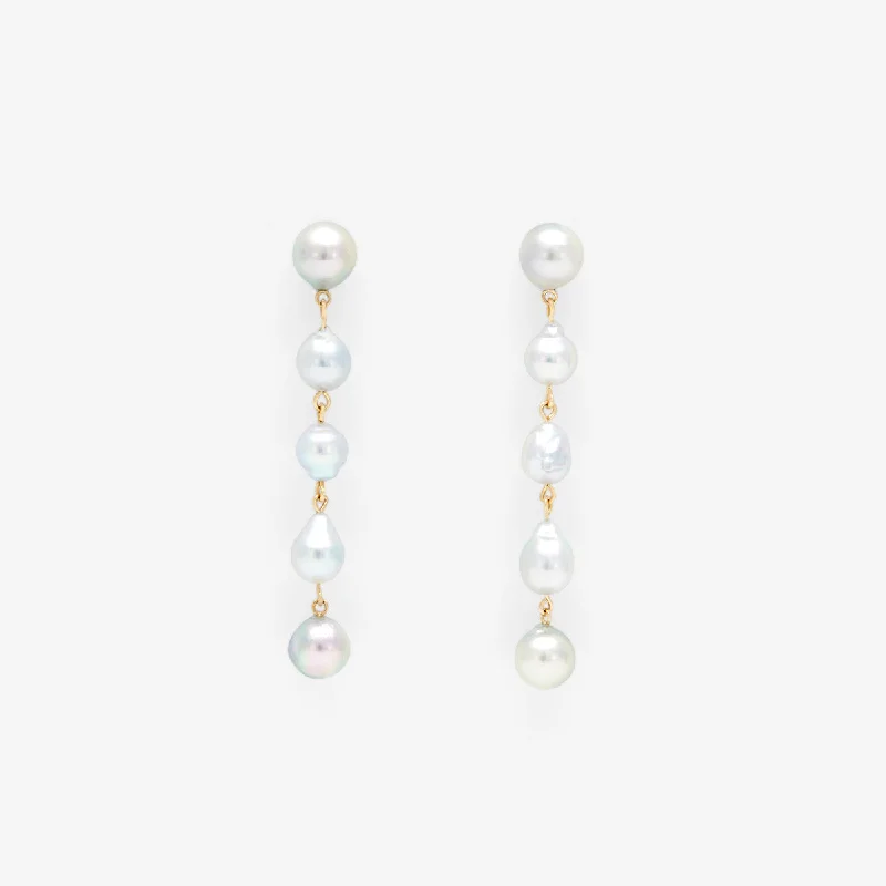Stunning Jewelry Pieces At The Lowest Prices Ever One-of-a-Kind Akoya Pearl Drop Earrings | APE1-OOAK