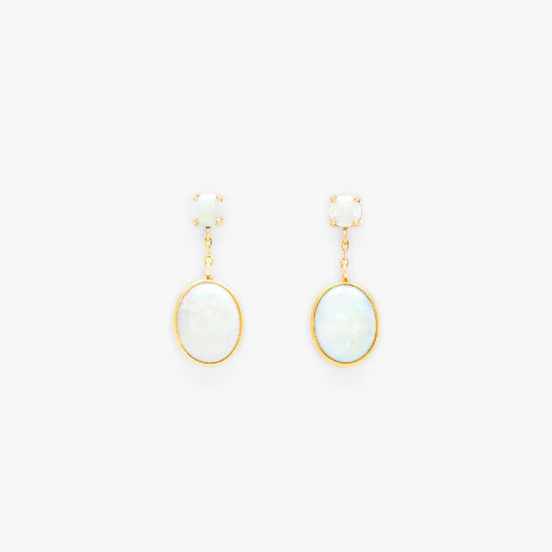 Personalized Jewelry Sale – Meaningful Gifts At Great Prices Australian White Opal Glacé Earring | E8601OP