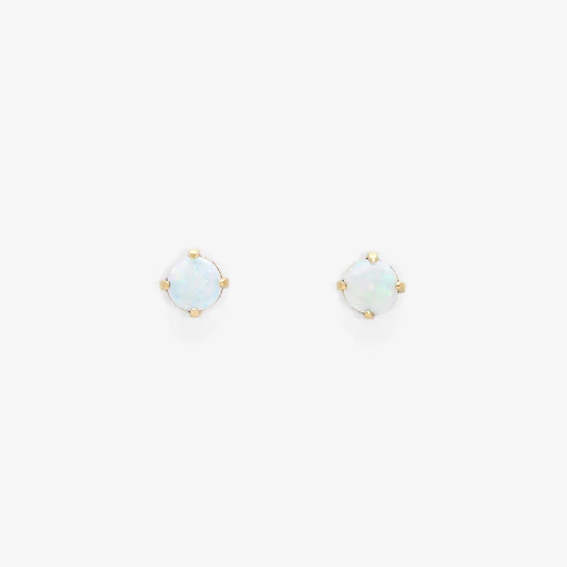 Your Dream Jewelry At Dream Prices Australian White Opal Wisp Studs | E7904OP