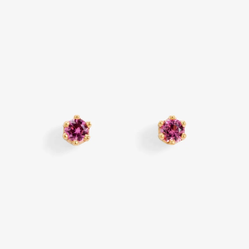 Sparkle More For Less – Jewelry Sale Happening Now Baby Pink Tourmaline Studs | E1901T
