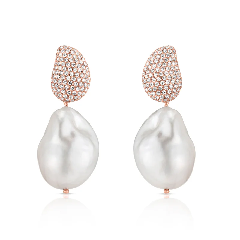 Grab Stylish Jewelry Before The Sale Ends Baroque Pearl Earrings