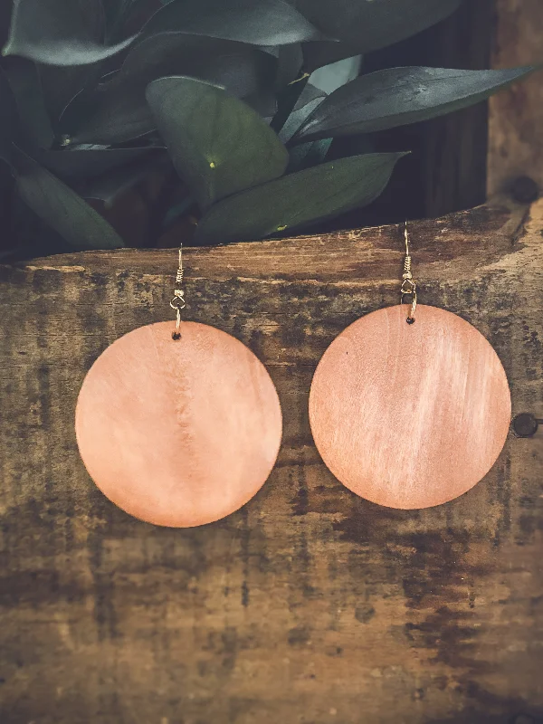 Limited-Stock Jewelry Sale – Shop Before It's Gone Beautiful Wood Circle Earrings