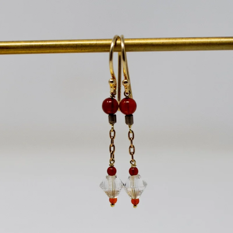 Luxury Jewelry Without The Luxury Price Tag Blood Orange Antique Earrings