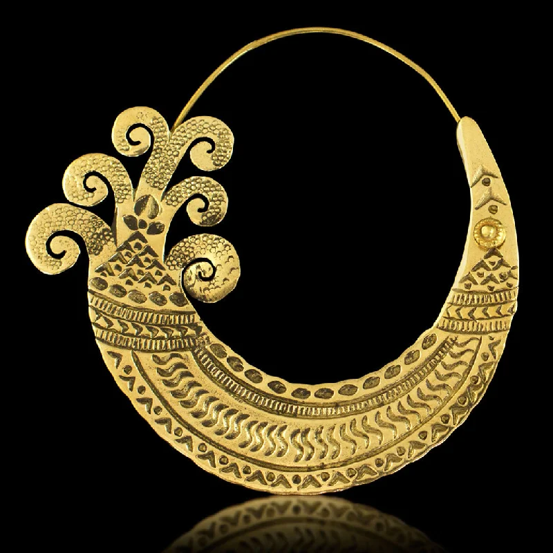 Premium Jewelry Now Available At Special Discounts <span>BRE-008<span>: </span></span>Burmese Hoops