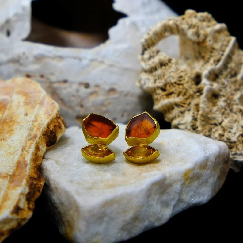 Exclusive Gemstone Jewelry Markdowns – Shop Now Citrine Stacked Earrings