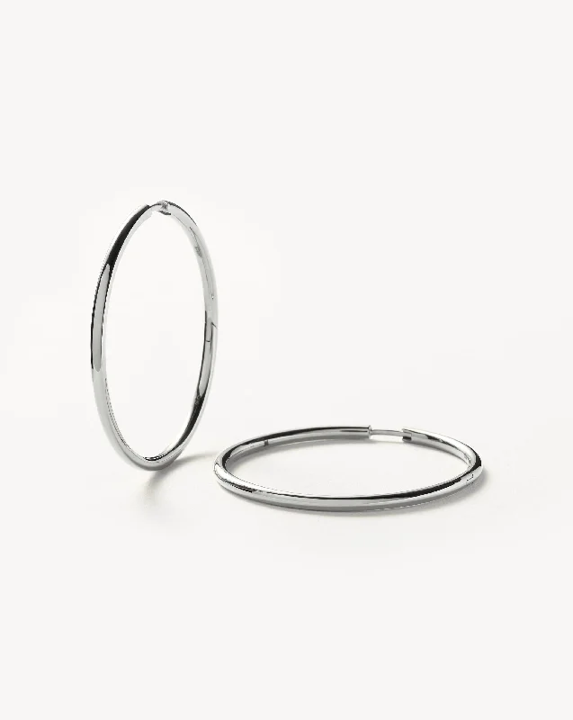 Don't Miss Our Biggest Jewelry Sale Of The Season Classic Large Hoop Earrings | Sterling Silver
