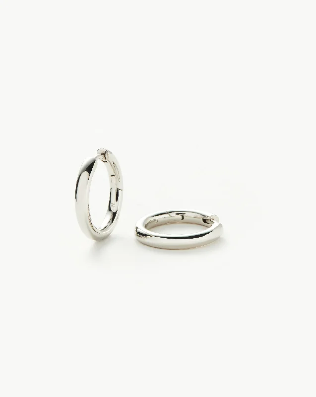 Shop Fine Jewelry With Exclusive Savings Classic Tunnel Small Hoop Earrings | Silver Plated