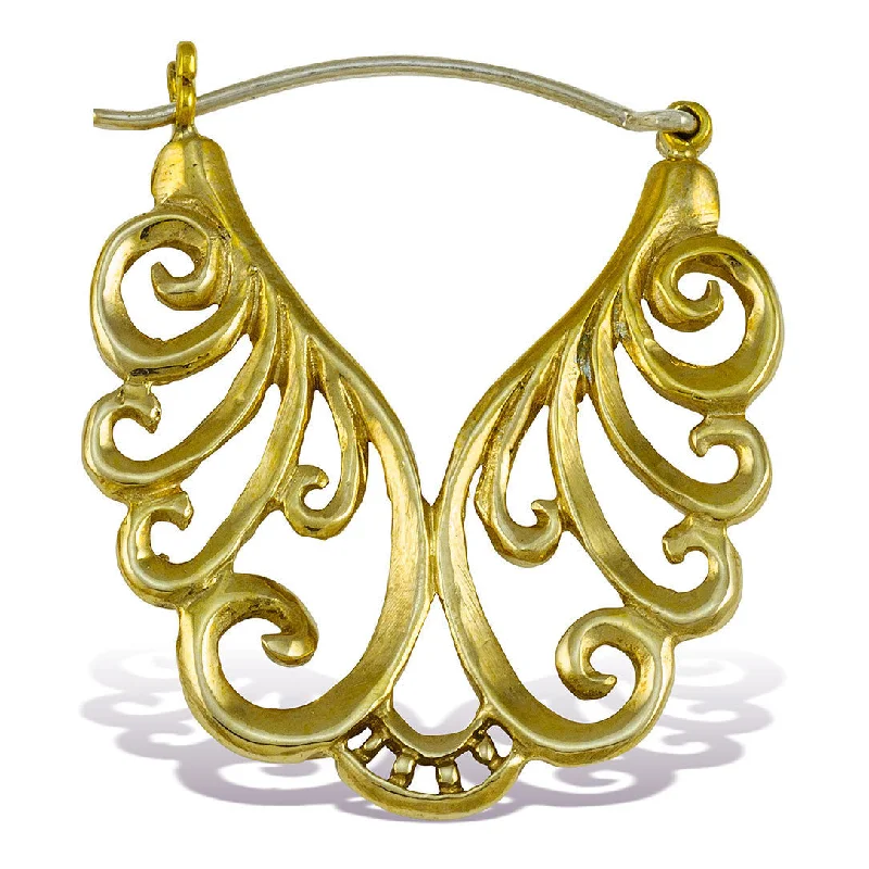 Buy More, Save More – Special Jewelry Discounts <span>BRES-184<span>: </span></span>Waterfall Hoops - Silver Post