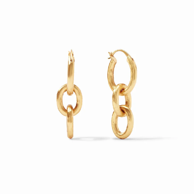Luxury Meets Affordability – Jewelry Sale Live Now Julie Vos Palermo 2-in-1 Earring Gold
