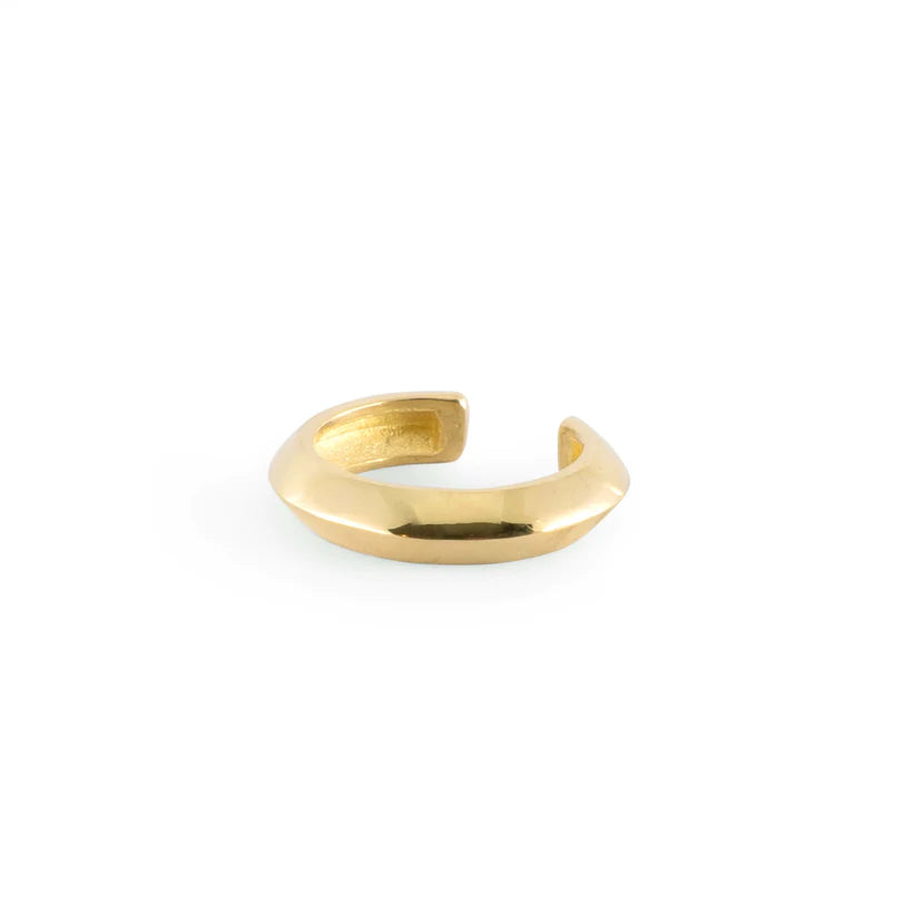 Jewelry Clearance – Final Chance To Save Big Knife Edge Ear Cuff - Gold