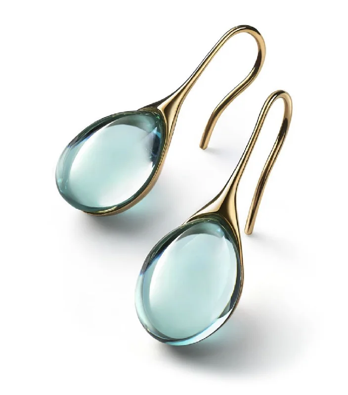Shop Modern Jewelry Collections With Exclusive Discounts Blue  Amber Teardrop Earrings jlt11603