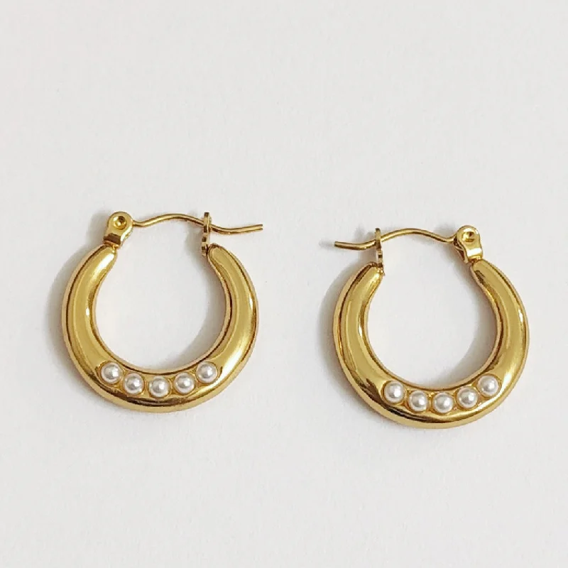 Shop Handcrafted Jewelry At Special Promotional Rates Just Lil Things Gold Hoop  Earrings jlt12189