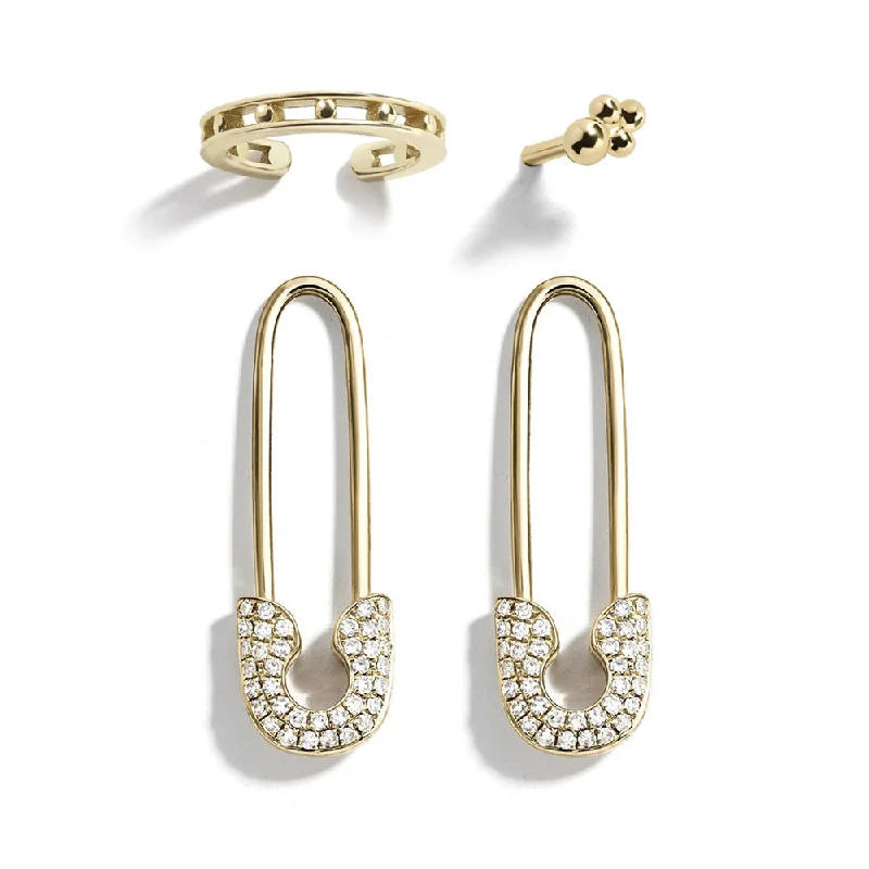 Jewelry Sale Alert – Shop Timeless Elegance Today Just lil things Gold Pin  Earrings  jlt11462