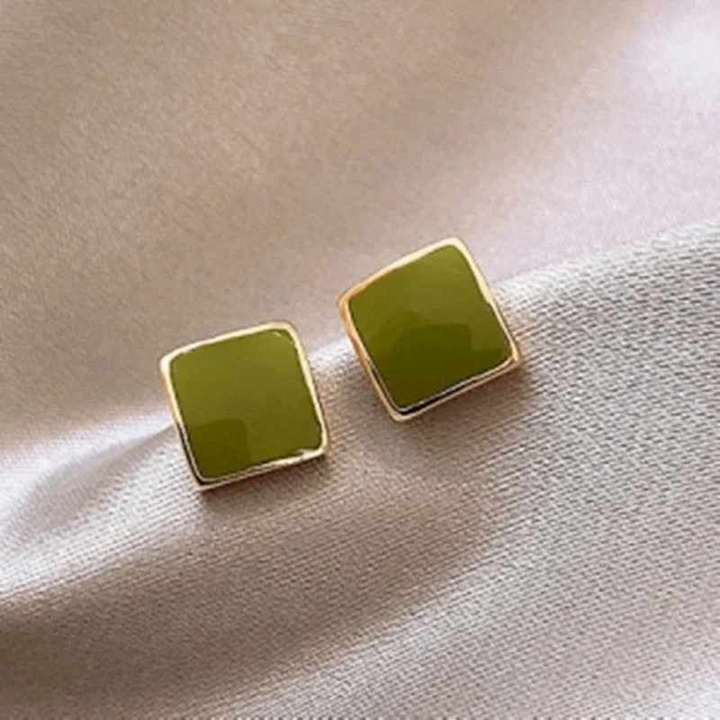 Classic And Modern Jewelry Styles On Sale Just lil things Green  Pin  Earrings JLT12584