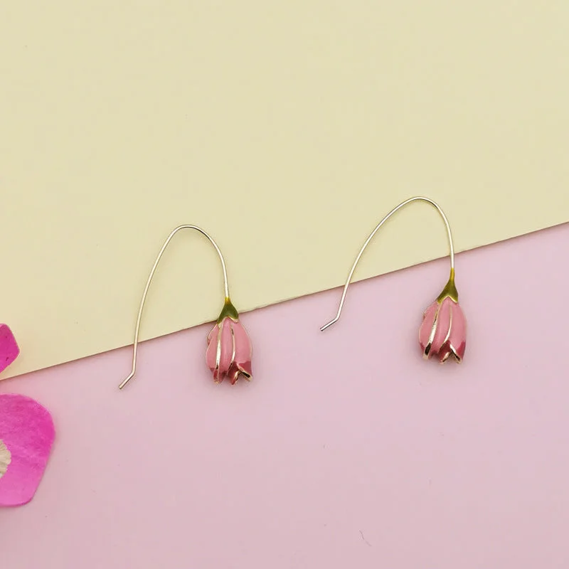 Unmissable Jewelry Clearance – Final Reductions Just lil things Pink Drop  Earrings  jlt11348