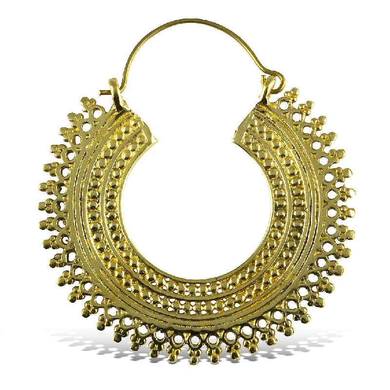 Bestselling Jewelry At Special Promotional Rates <span>BRE-326<span>: </span></span>Sheba Hoops