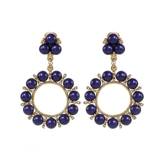 Your Perfect Accessory Now At The Best Price Lapis Drop Hoop