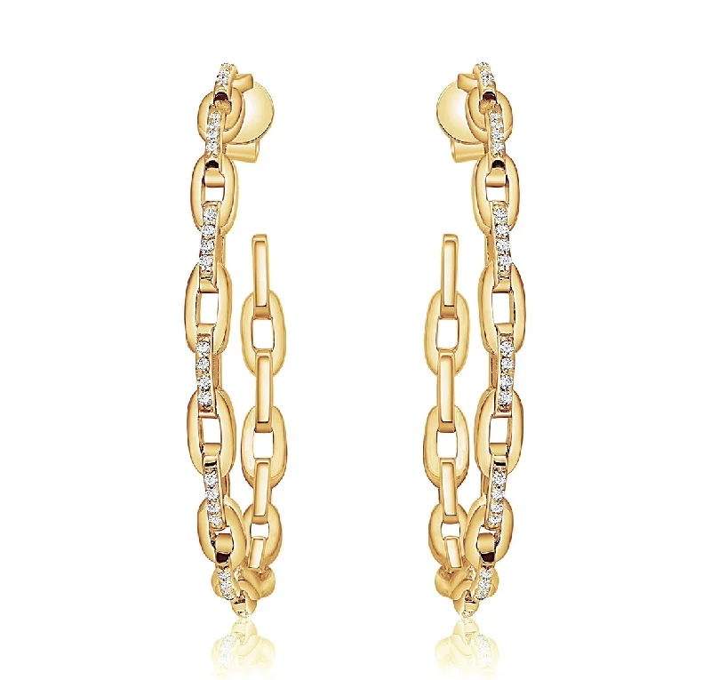 Seasonal Jewelry Deals – Elevate Your Style Large chain hoop