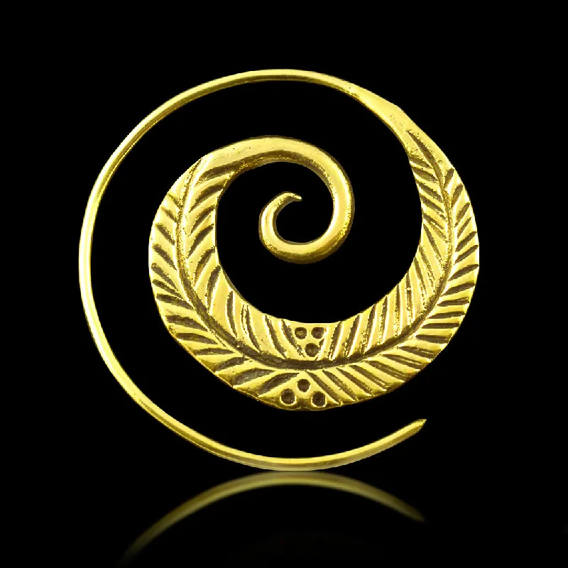 Limited-Stock Jewelry Sale – Once It's Gone, It's Gone <span>BRE-035<span>: </span></span>Leaf Spirals