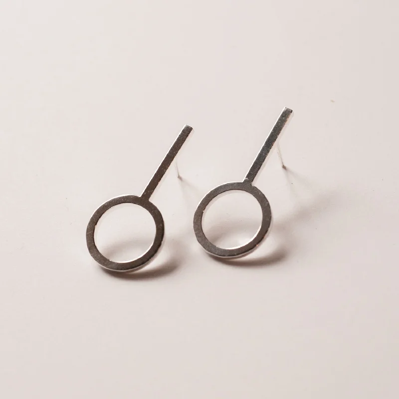 Exclusive Jewelry Offers – Shine For Less Circle Line Earrings