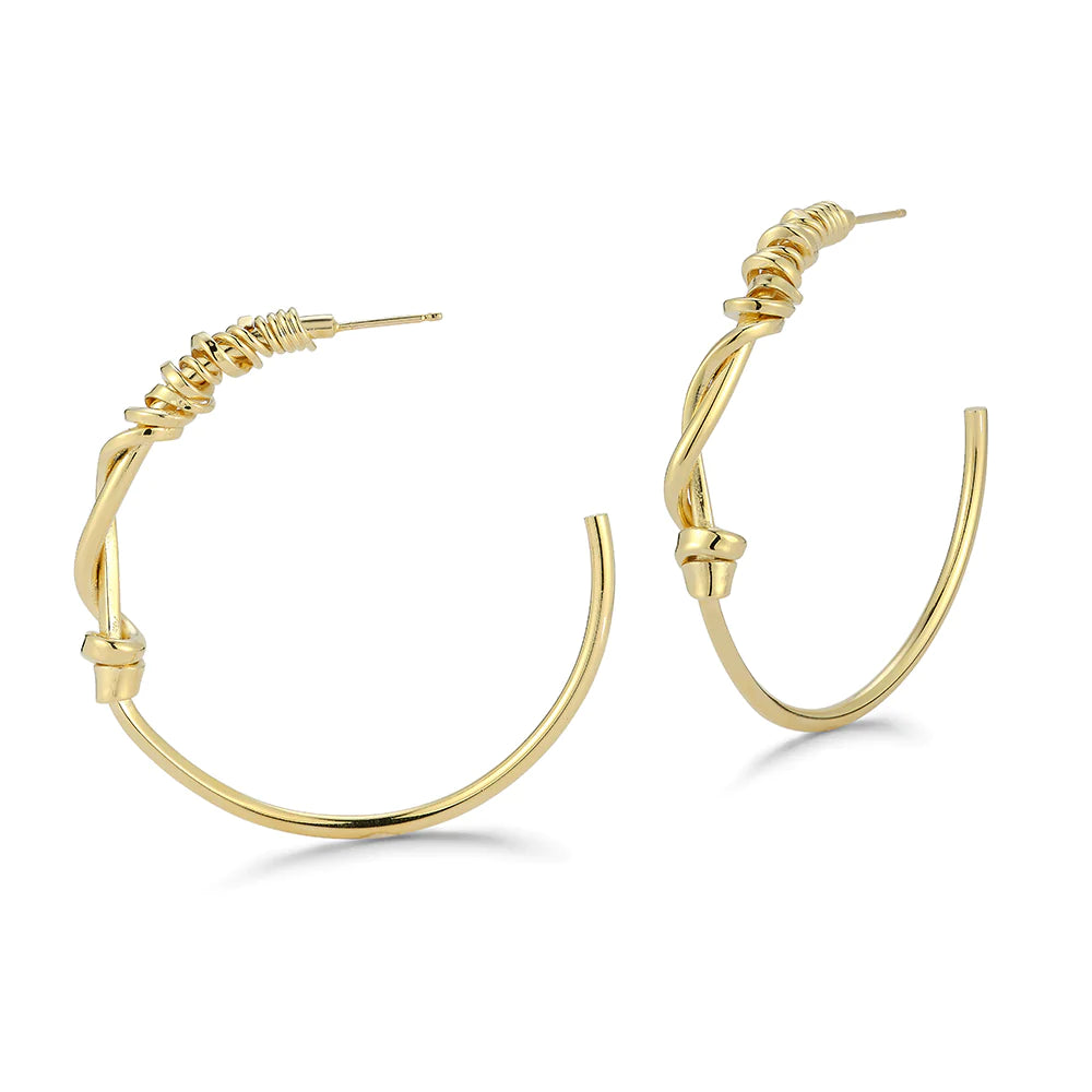 Last Chance To Shop High-End Jewelry At Markdown Prices Loose Ends Hoop