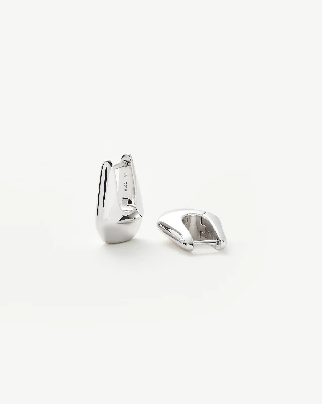 Dazzle With Discounts – Shop Jewelry On Sale Lucy Williams Arco Small Hoop Earrings  | Sterling Silver