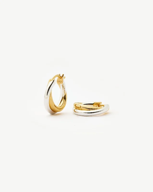 Your Dream Jewelry At Dream Prices – Shop Now Lucy Williams Entwine Small Hoop Earrings  | Mixed Metal
