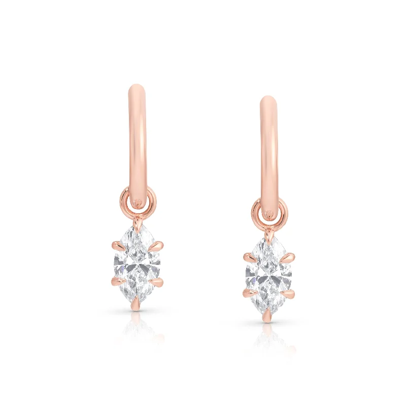 Flash Sale On Stunning Jewelry – Don't Miss Out Marquise Claw Hoop Earrings