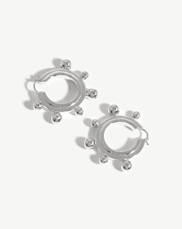 Buy More, Save More On Stunning Jewelry Pieces Large Sphere Hoop Earrings