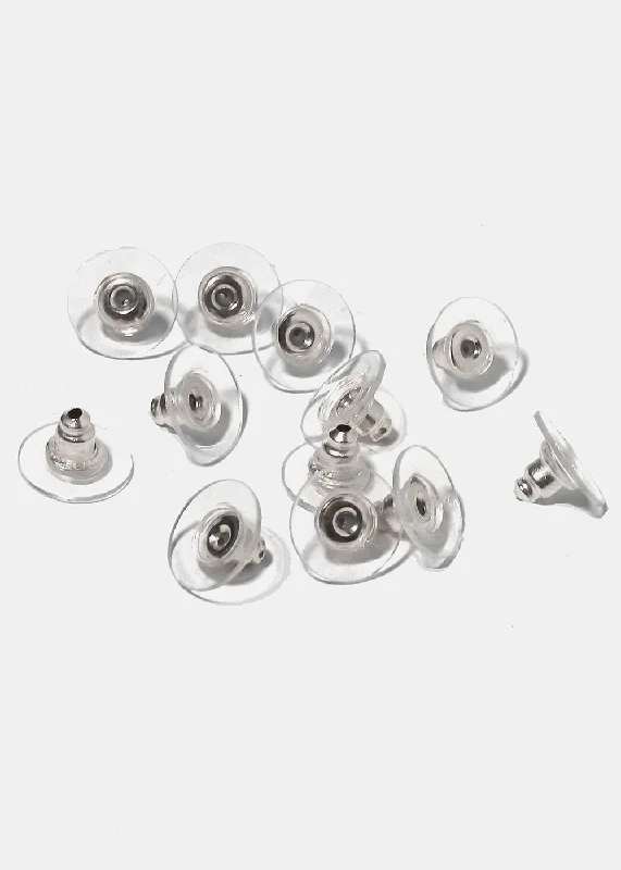Timeless Elegance At Unbelievable Discounts Miss A Earring Backs Bullet Clutch - Silver
