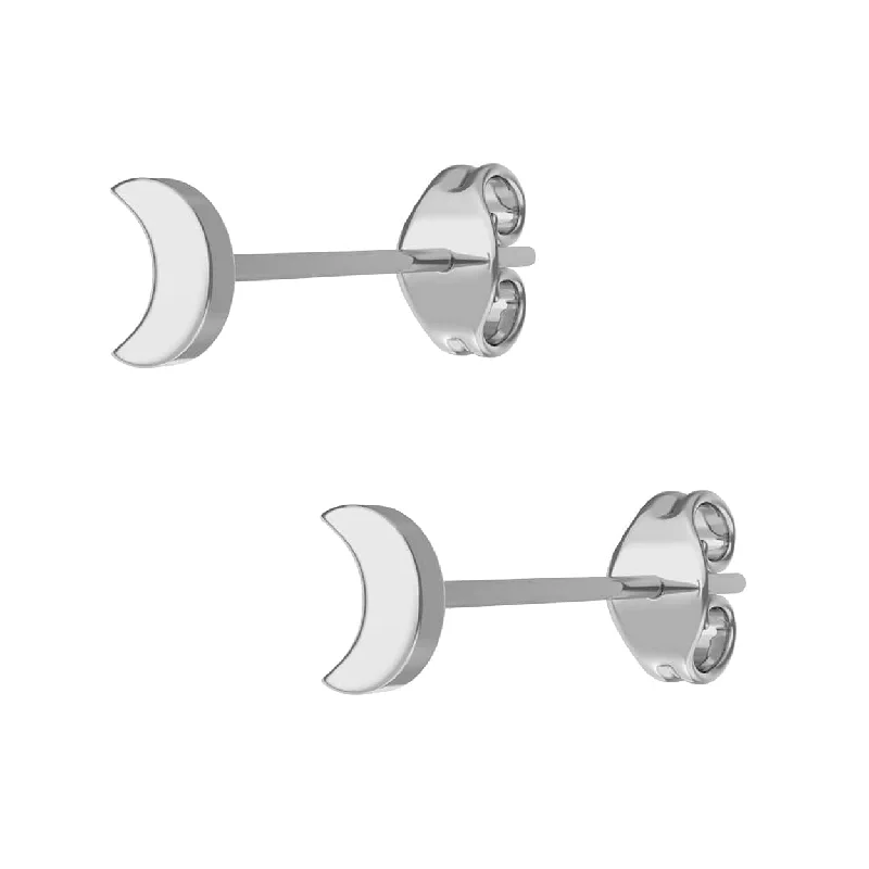 Jewelry Clearance – Final Chance To Save Big Mister Micro Crescent Stud Earring