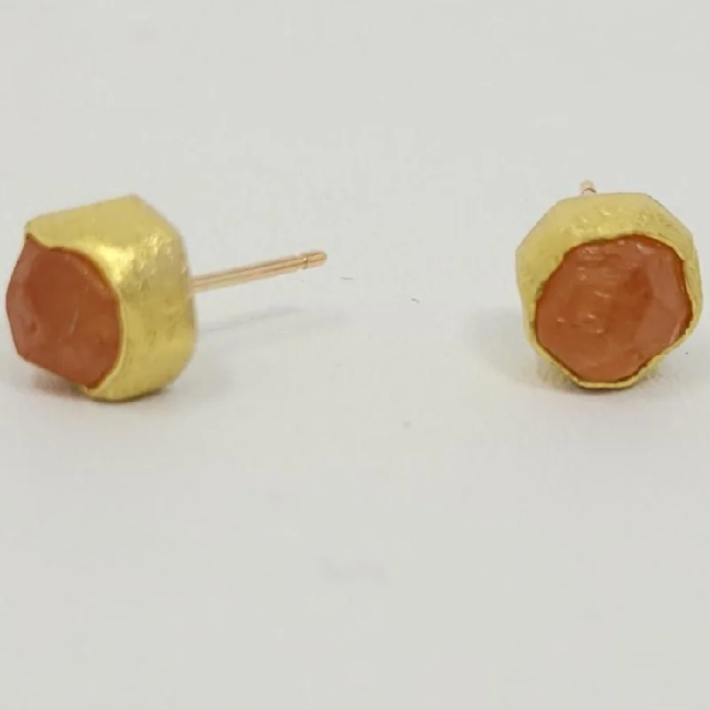 Must-Have Jewelry Pieces At Reduced Prices Spessartite Garnet Crystal Studs