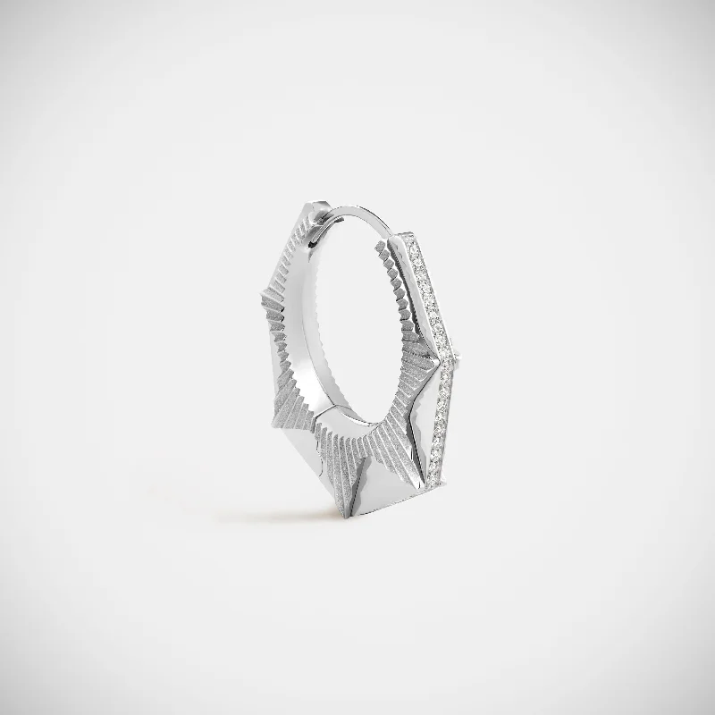 Big Discounts On Elegant Jewelry Collections NYC Diamond White Earring large