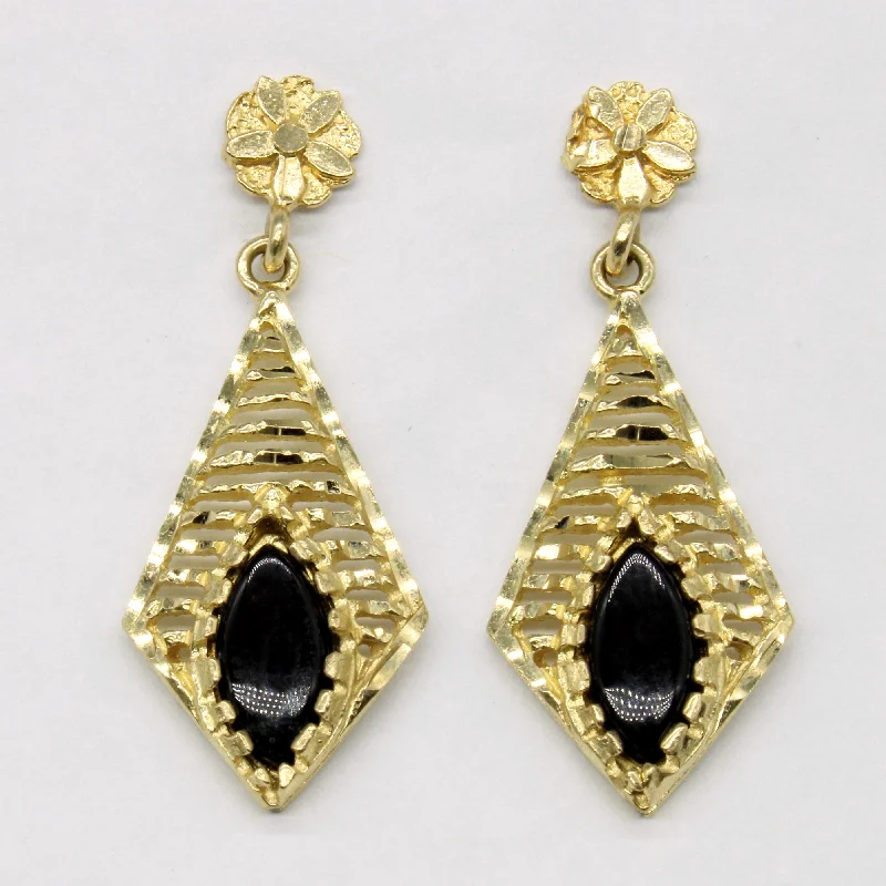 Elegant Jewelry Styles At Budget-Friendly Prices Onyx Drop Earrings | 1.40ctw |