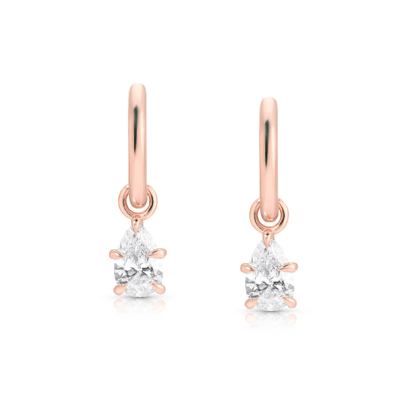 Shine In Style – Shop Jewelry Discounts Today Pear Claw Hoop Earrings