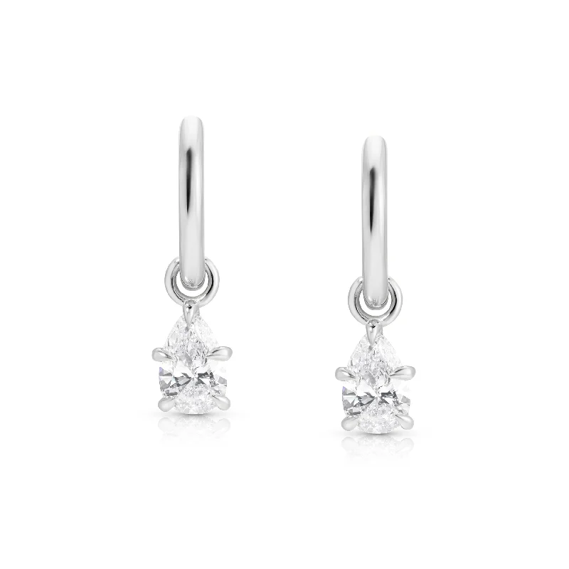 Buy More, Save More On Stunning Jewelry Pieces Pear Claw Hoop Earrings