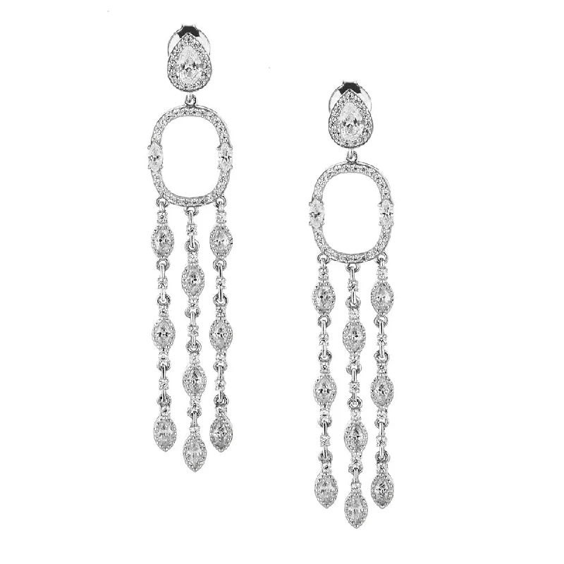Shine In Style – Shop Jewelry Discounts Today Pear, Marquise and Round Brilliant drop earrings in sterling silver