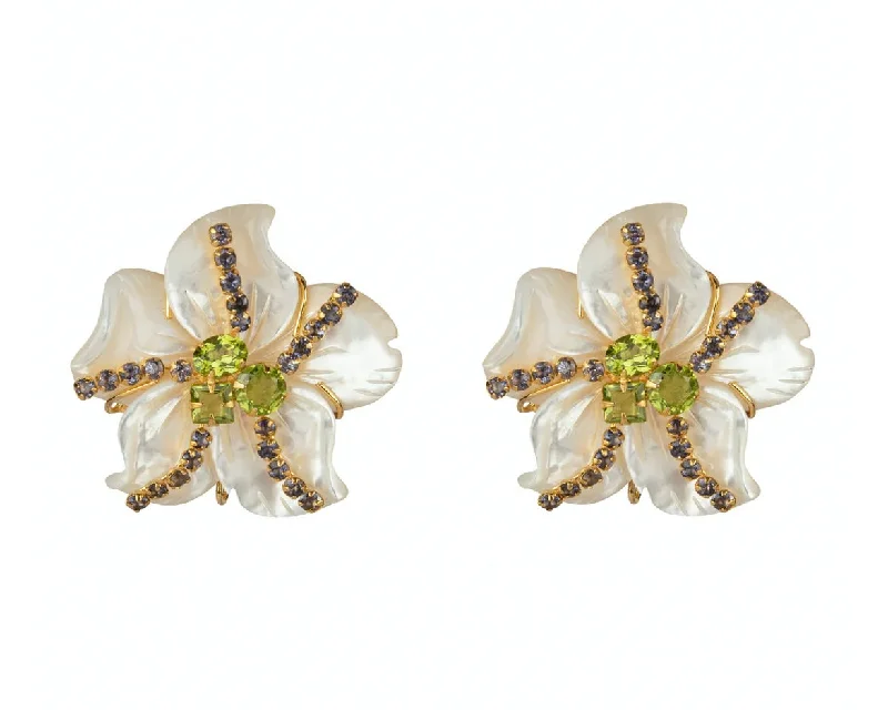 Limited-Stock Jewelry Sale – Once It's Gone, It's Gone Peridot Flower