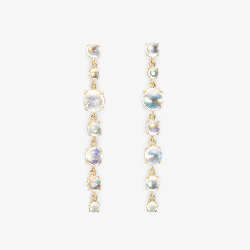 Gorgeous Jewelry, Limited-Time Savings Rainbow Moonstone Cosmos Earrings | E7901RM