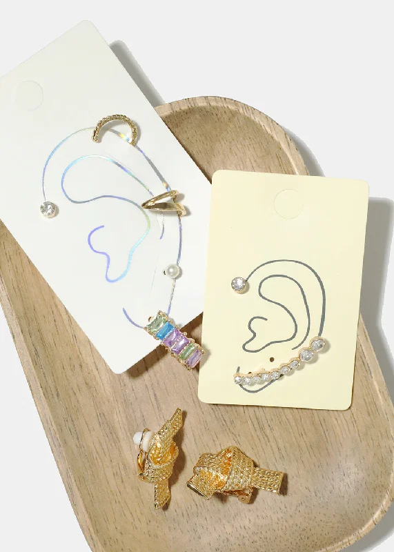 Luxury Jewelry Without The Luxury Price Tag Rhinestone Ear Cuff Set