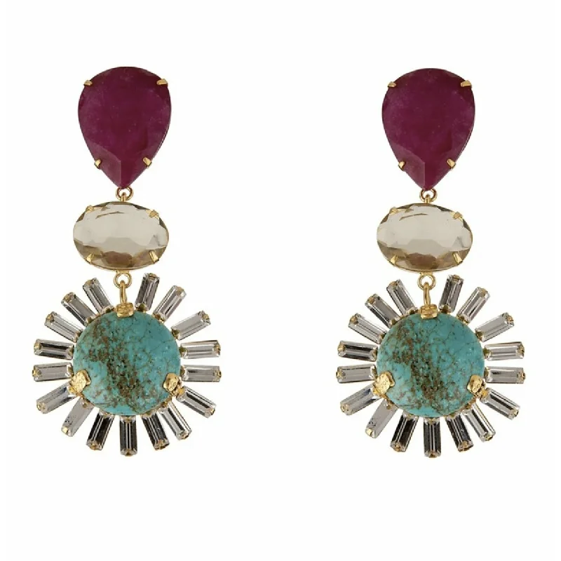 Get The Jewelry You Love At A Price You Love Ruby Turquoise Drops