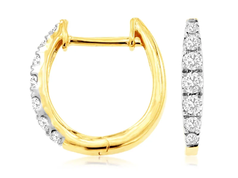Shine In Style – Shop Jewelry Discounts Today Seven Diamond Hoop Earrings