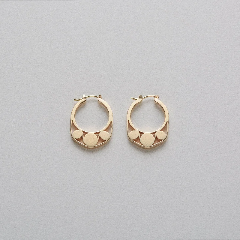 Exclusive Gemstone Jewelry At Special Prices Slice of Ring Earrings TRE in Gold
