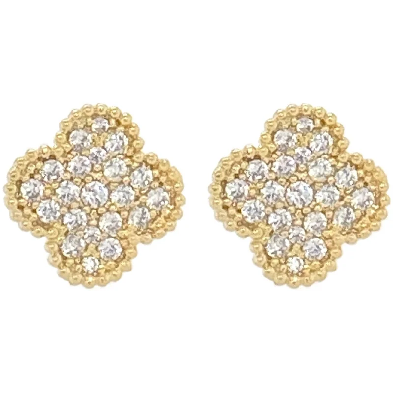 Stunning Statement Jewelry, Unbeatable Discounts Small Gold Clover